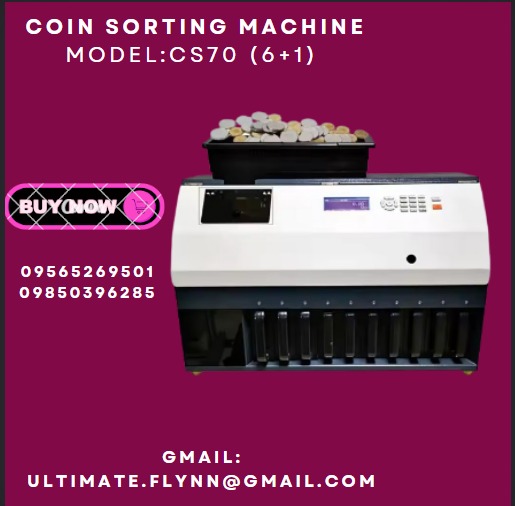 For sale! for sale !Coin Sorting Machine Model: CS70 (6+1) Brand new ...