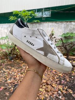 Golden goose superstar black tab
