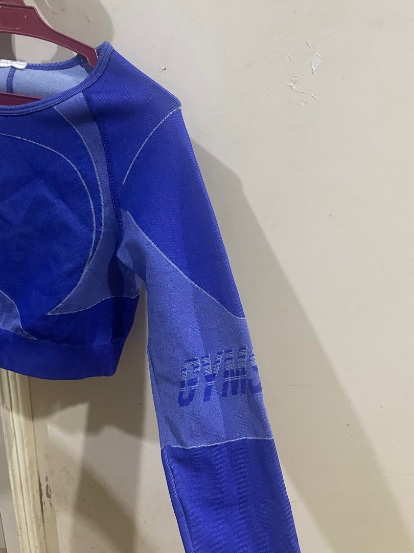 Gymshark turbo cropped long sleeve (Category: Activewear) located in San Mateo. Submitted by clanimocherry (Listing ID 1359424135, Image 3). Description: .