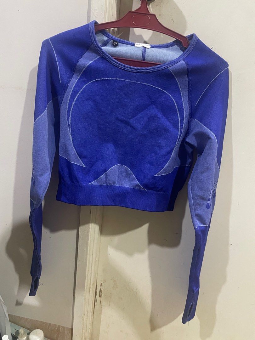 Gymshark turbo cropped long sleeve (Category: Activewear) located in San Mateo. Submitted by clanimocherry (Listing ID 1359424135, Image 1). Description: .