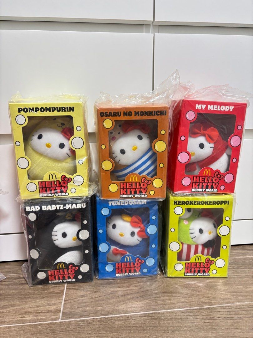 Hello Kitty (Category: Plushies & Soft Toys) located in Singapore. Submitted by kellyluvdd (Listing ID 1359314744, Image 1). Description: Hello Kitty from mcdonalds.