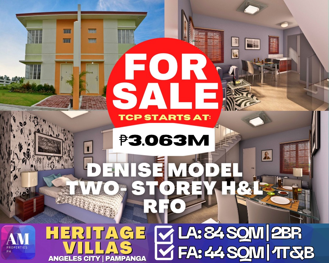 Heritage Villas Metrogate Angeles City, Pampanga Denise Model Two ...