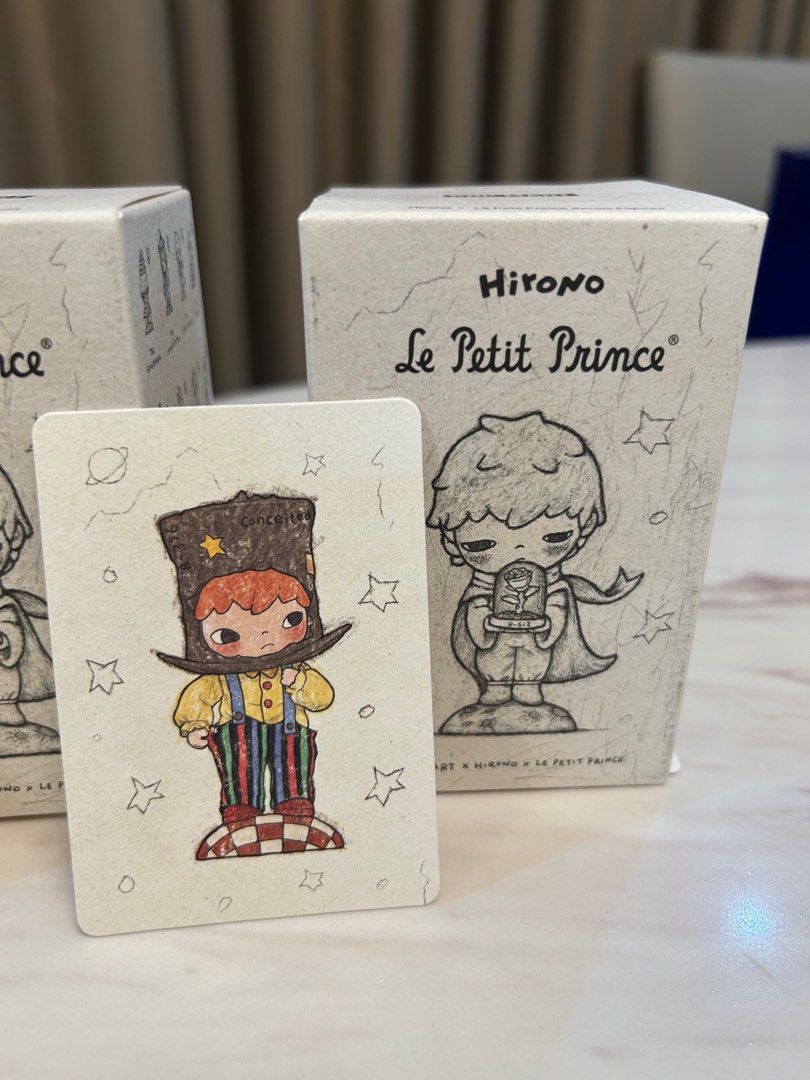 Hirono Le Petit Prince ( Conceited man ) (Category: Designer & Blind Box Toys) located in Manila. Submitted by redberries502 (Listing ID 1359432087, Image 1). Description: opened bottom box ( sealed foil ) mop: Gcash mod : ssd // jnt.