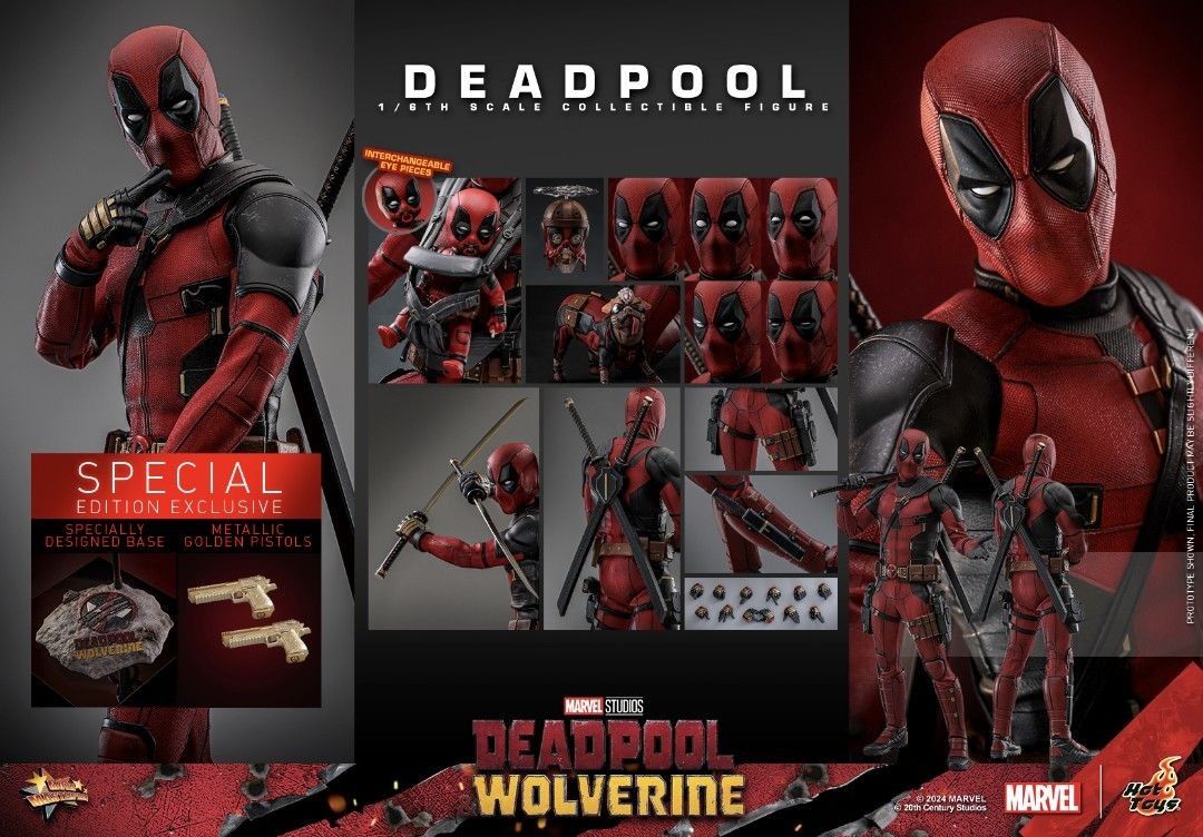 (NEW MISB SPECIAL EDITION) Hot Toys MMS746B Deadpool 1/6 Scale figure ...
