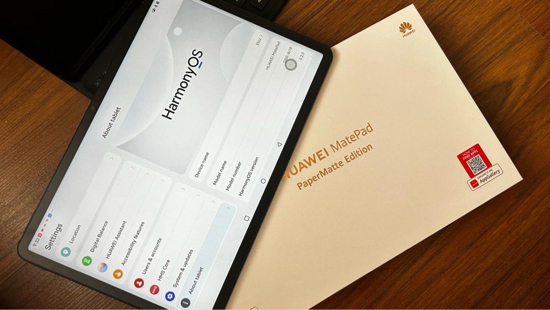 Huawei Matepad 11.5" Papermatte Ed. (Category: Android) located in Cainta. Submitted by el.declutterz (Listing ID 1359351594, Image 1). Description: 8/128gb Barely used Purchased Nov 2023 Papermatte Edition All Accessories Included .
