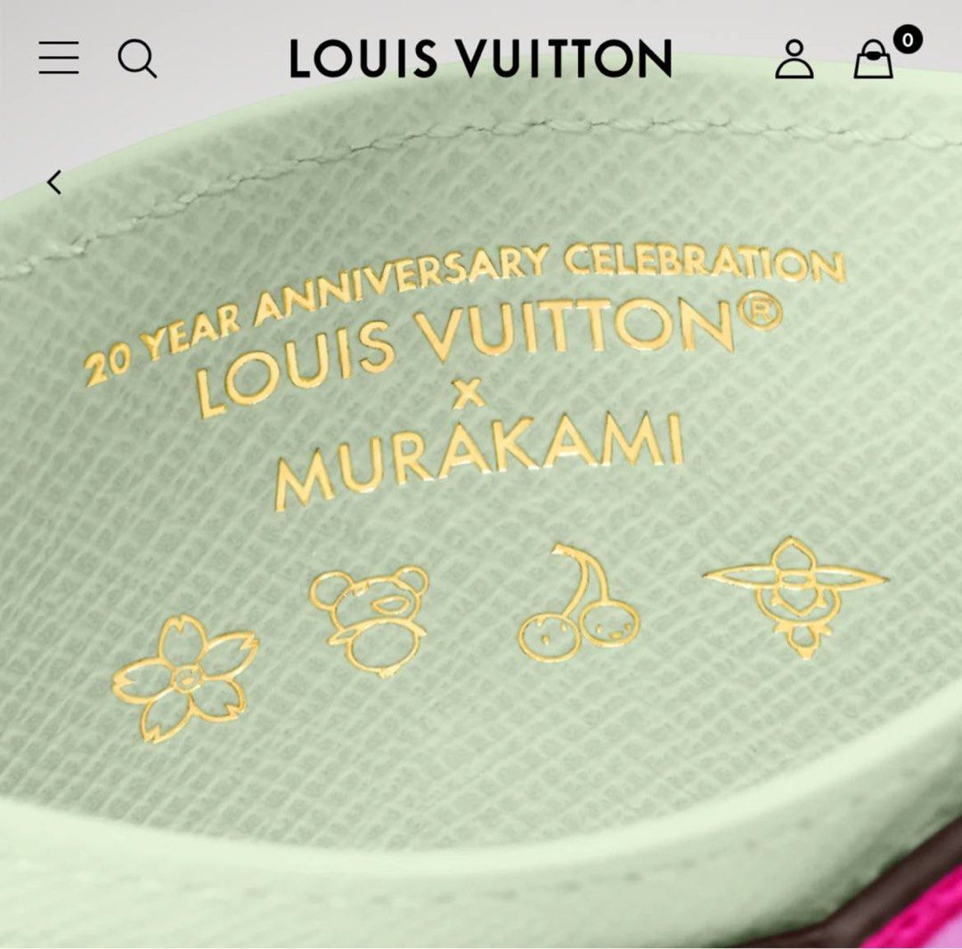 Louis Vuitton Cherry Blossom Murakami Card Holder (Category: Bags & Wallets) located in Singapore. Submitted by nuggetynugget (Listing ID 1359351184, Image 3). Description: 100% Authentic Exclusive VIP Launch Order Ready to be collected from LV Store Full set with receipt.