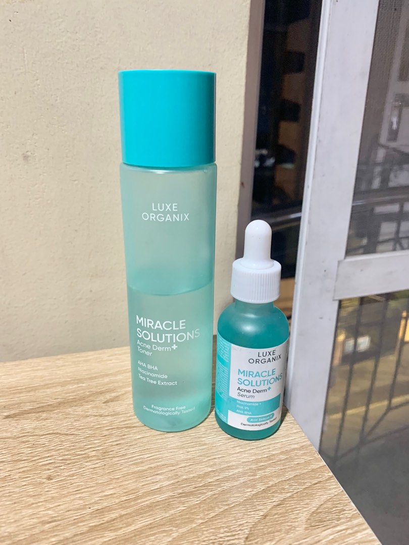 luxe organix AHA BHA bundle, Beauty & Personal Care, Face, Face Care on ...