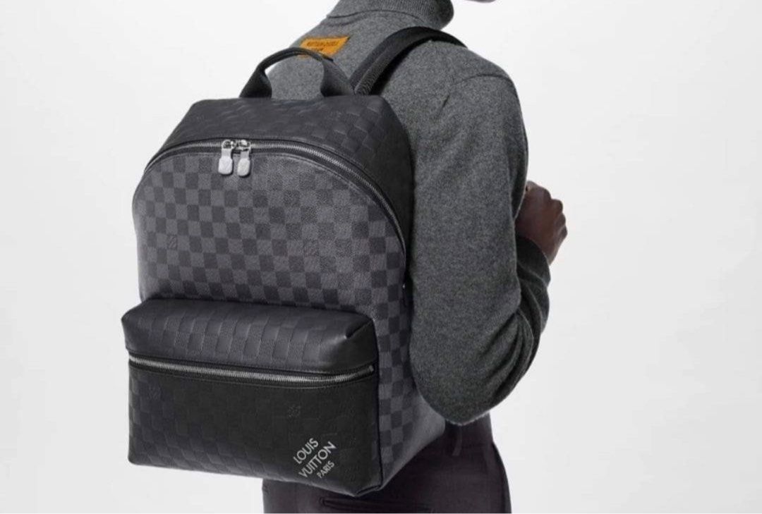 Lv Discovery Damier Graphite backpack (Category: Luxury Bags & Wallets) located in Quezon City. Submitted by rarebagsfrmjapan (Listing ID 1359466250, Image 1). Description: PERFECT GIFT OR GIVEAWAYS REWARD UR SELF OR LOVE ONES AT LEAST ONCE A YEAR !!! 𝐃𝐈𝐒𝐂𝐋𝐀𝐈𝐌𝐄𝐑: we are 𝐧𝐨𝐭 𝐚𝐬𝐬𝐨𝐜𝐢𝐚𝐭𝐞𝐝 𝐰𝐢𝐭𝐡 𝐭𝐡𝐞 𝐛𝐫𝐚𝐧𝐝𝐬 𝐭𝐡𝐚𝐭 𝐚𝐫𝐞 𝐥𝐢𝐧𝐤𝐞𝐝 𝐚𝐧𝐝 𝐬𝐭𝐚𝐭𝐞𝐝 𝐢𝐧 𝐭𝐡𝐢𝐬 𝐩𝐨𝐬𝐭. 𝐀𝐥𝐥 𝐫𝐢𝐠𝐡𝐭𝐬 𝐚𝐫𝐞 𝐫𝐞𝐬𝐞𝐫𝐯