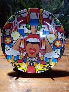 💯MELAMINE PLATES BY STUDIO JOB HEMA  BY SUMMER BLOPPERS 11" SUPER THICK PLATES FROMUS BOX