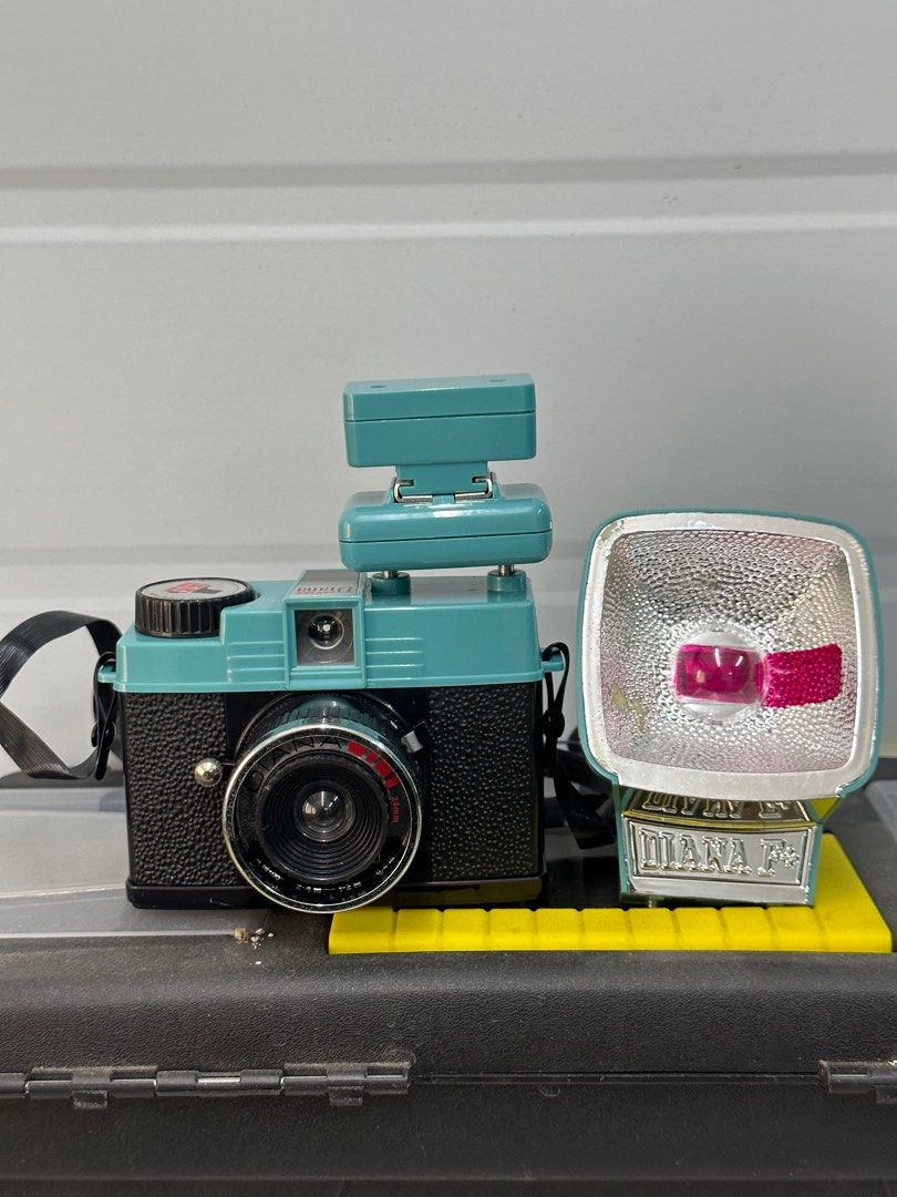 Mini Diana F+ Camera (Category: Cameras) located in Manila. Submitted by dominicju40682 (Listing ID 1359321064, Image 2). Description: Lomography Mini Diana with flash and box Shutter works Dummy film tested Film mask to half frame working Cosmetics 9+/10 Flash untested PM me for any inquiries, price still negotiable RFS: decluttering.