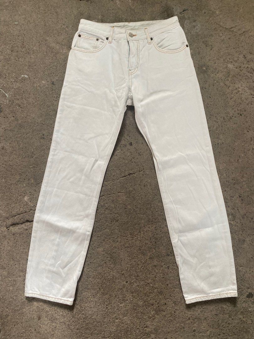 MM6 Maison Margiela Denim Pants (Category: Luxury Apparel) located in Olongapo. Submitted by copnsold (Listing ID 1359383054, Image 1). Description: 28”Waist 38”Length 7”Leg opening.