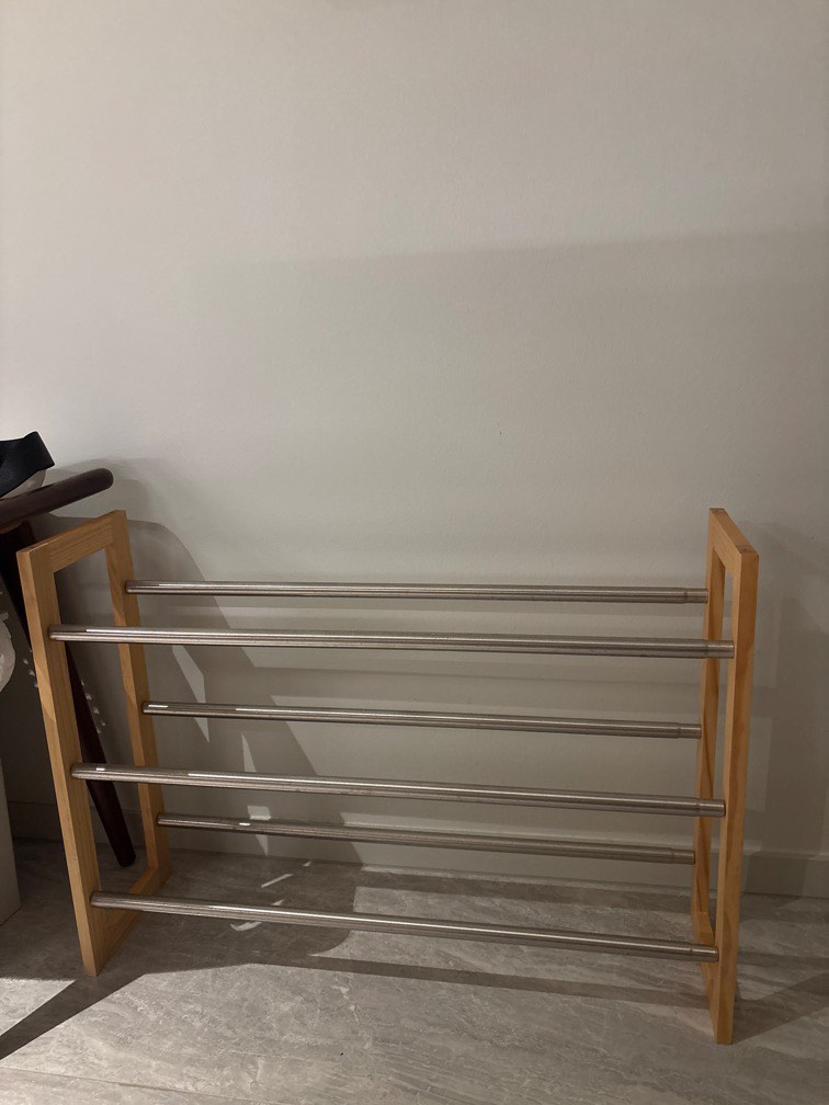 Muji extendable shoe rack x2, Furniture & Home Living, Furniture ...