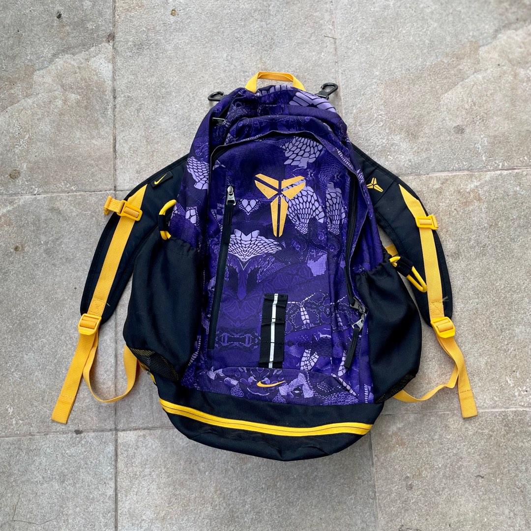 Nike Kobe Bryant Mamba x Backpack Lakers Colorway, Men's Fashion, Bags ...