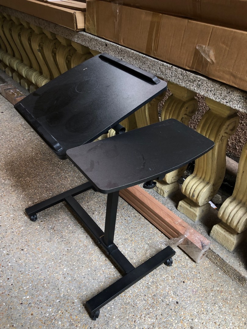 Preloved Liftable Laptop Table, Adjustable rotating, Furniture & Home ...