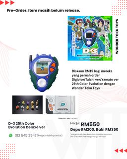 (Category: ) located in . Submitted by wondertokutoys.my (Listing ID 1359414324, Image 1). Description: .