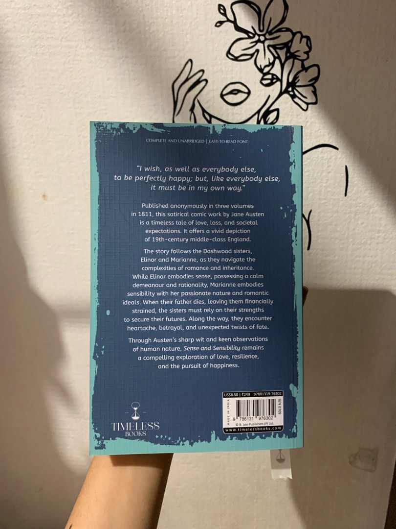 Sense and Sensibility by Jane Austen (Paperback) (Category: Storybooks) located in Manila. Submitted by cassidmsn (Listing ID 1359441565, Image 3). Description: Sense and Sensibility by Jane Austen ☑️ Bought originally from National Bookstore ☑️ Brand new (unsealed) ☑️ RFS: No longer interested in reading this МОР: PayMaya/BPI (or through bank transfer) MOD: Lalamove (shouldered by recipient).