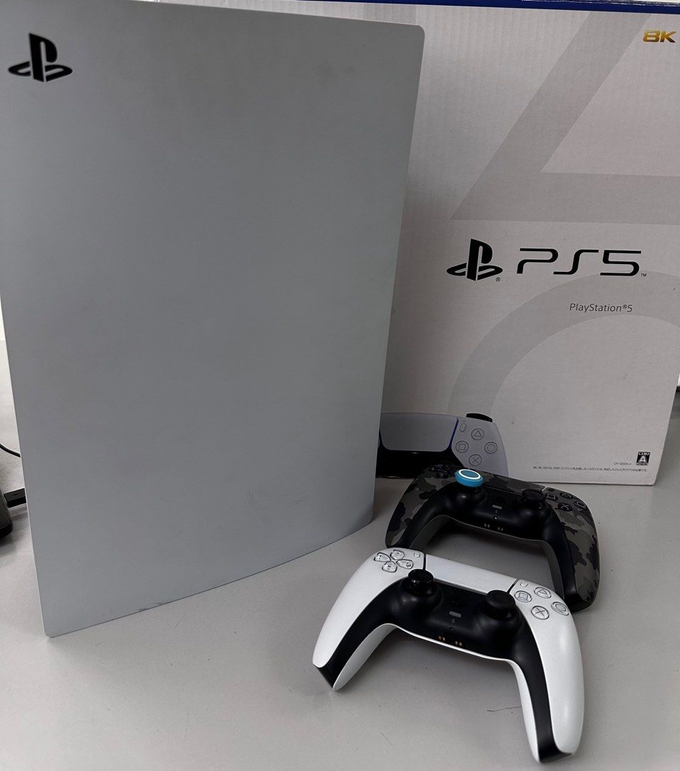 Sony PS5 Fat Disc Edition, MY Set, x2 DualSense Controller, Video 