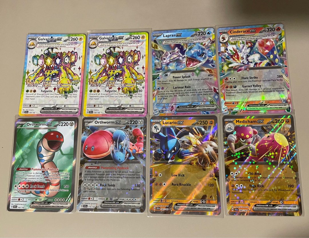 Stellar Crown Hits (Full Art/Ex), Hobbies & Toys, Toys & Games on Carousell