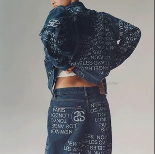Stussy Big Ol' Camo Stenpat Jean W30, 他的時尚, 褲子, 牛仔褲
