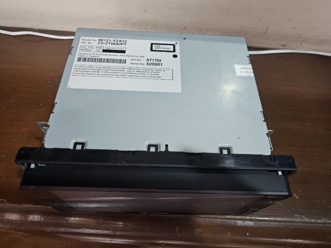 Toyota Rush Panasonic head unit 21 x 10.5cm (Category: Audio, Video, Alarm and other Electronic Accessories) located in Taytay. Submitted by leobrohl76 (Listing ID 1359361321, Image 1). Description: Rfs : upgraded to android head unit..