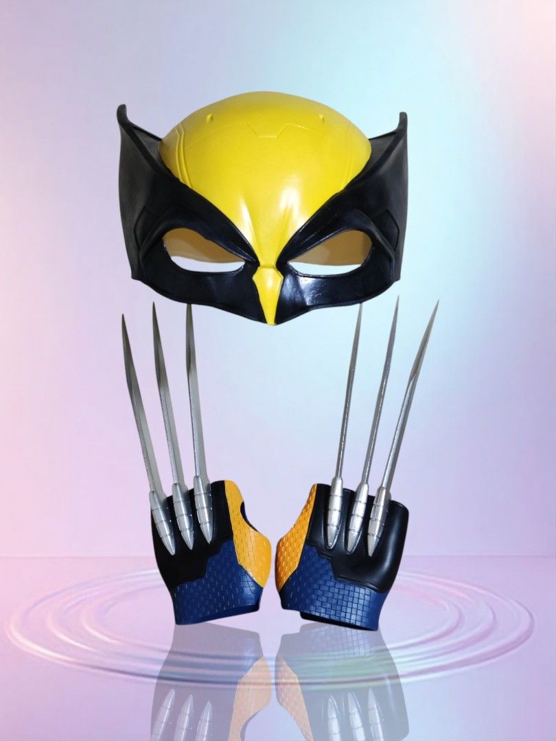 Wolverine Mask & Claw Toy Cosplay (Category: Western Merchandise) located in Caloocan City. Submitted by guitarsandcosplayph (Listing ID 1359378009, Image 1). Description: Wolverine Mask & Claw Toy Cosplay Mask - 1k Claw - 1600 Brand New.