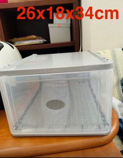 Shoe Rack Plastic Box $10/pc (10pcs in total) 26x18x34cm63015656388866110
