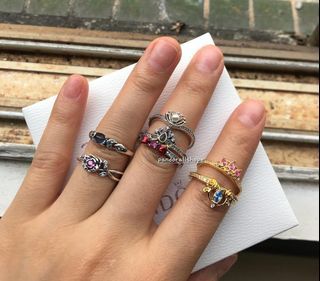 🍒 PANDORA DISNEY RING COLLECTION 🤍 ALL SIZES AVAILABLE -999 EACH.