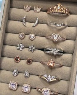 💎 SALE! PANDORA RING & STUD EARRINGS ₱950 EACH