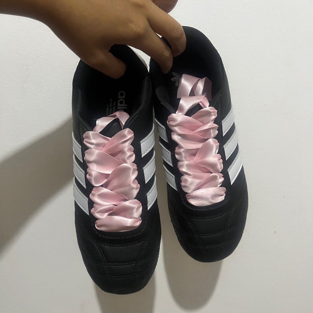 adidas taekwondo lace 36w (Category: Sneakers) located in Manila. Submitted by mf.doomie (Listing ID 1359612599, Image 3). Description: bought on ig with original laces (replaced it w ribbons) size 36w.