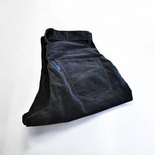 Beams 黑色燈心绒長褲64196075782145110