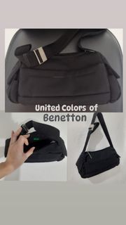 Benetton Nylon  Baguette bag