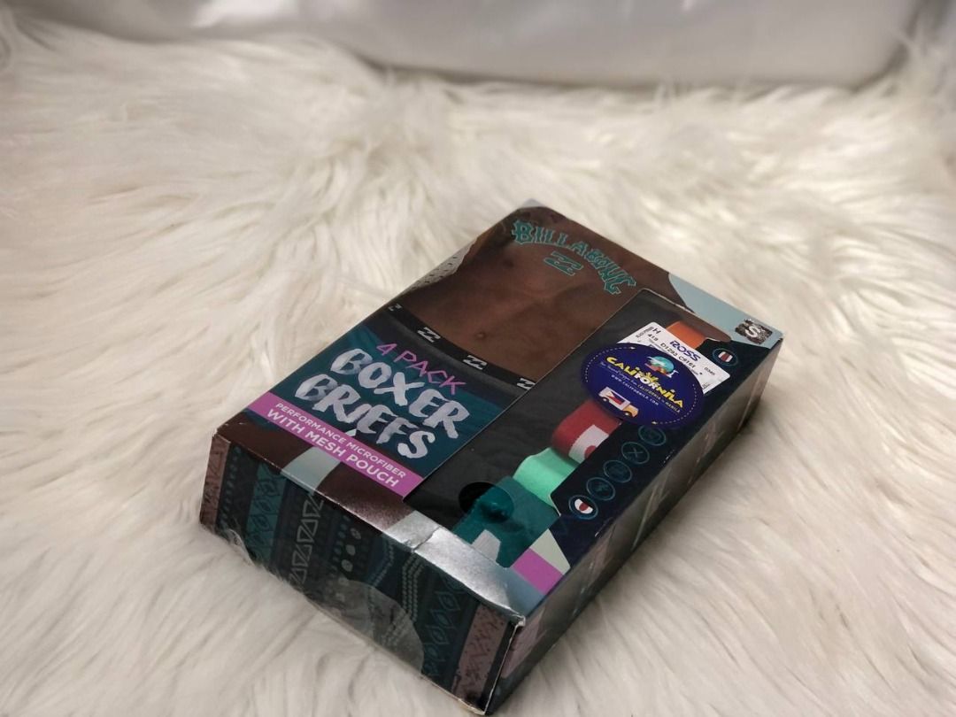 Billabonic 4 Pack Boxer Briefs - small (Category: Underwear) located in Quezon City. Submitted by californilaph (Listing ID 1359543903, Image 2). Description: - Billabong Mens Underwear 4 Pack Microfiber Performance Boxer Briefs for Men. - Accepted Payment is through Bank or Gcash..