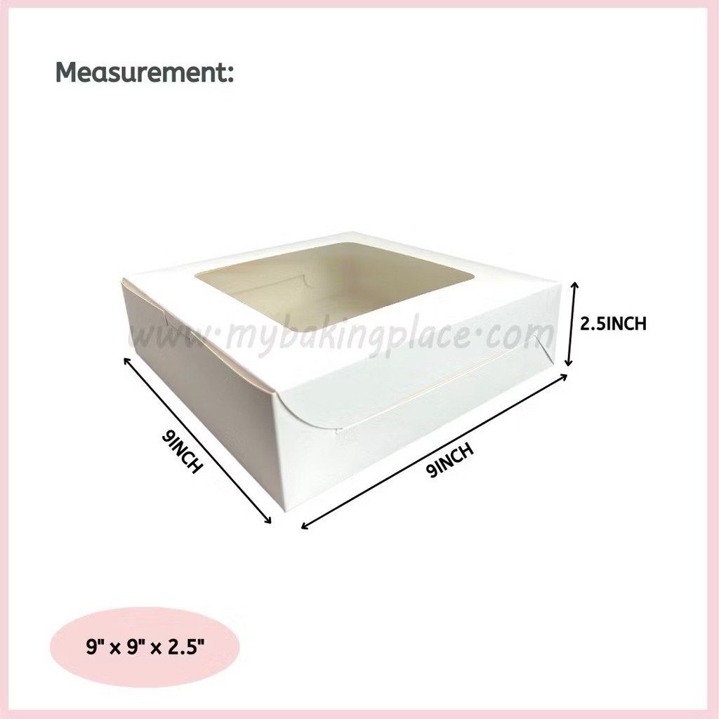 [Clearance] 20pcs Cake box 9inch