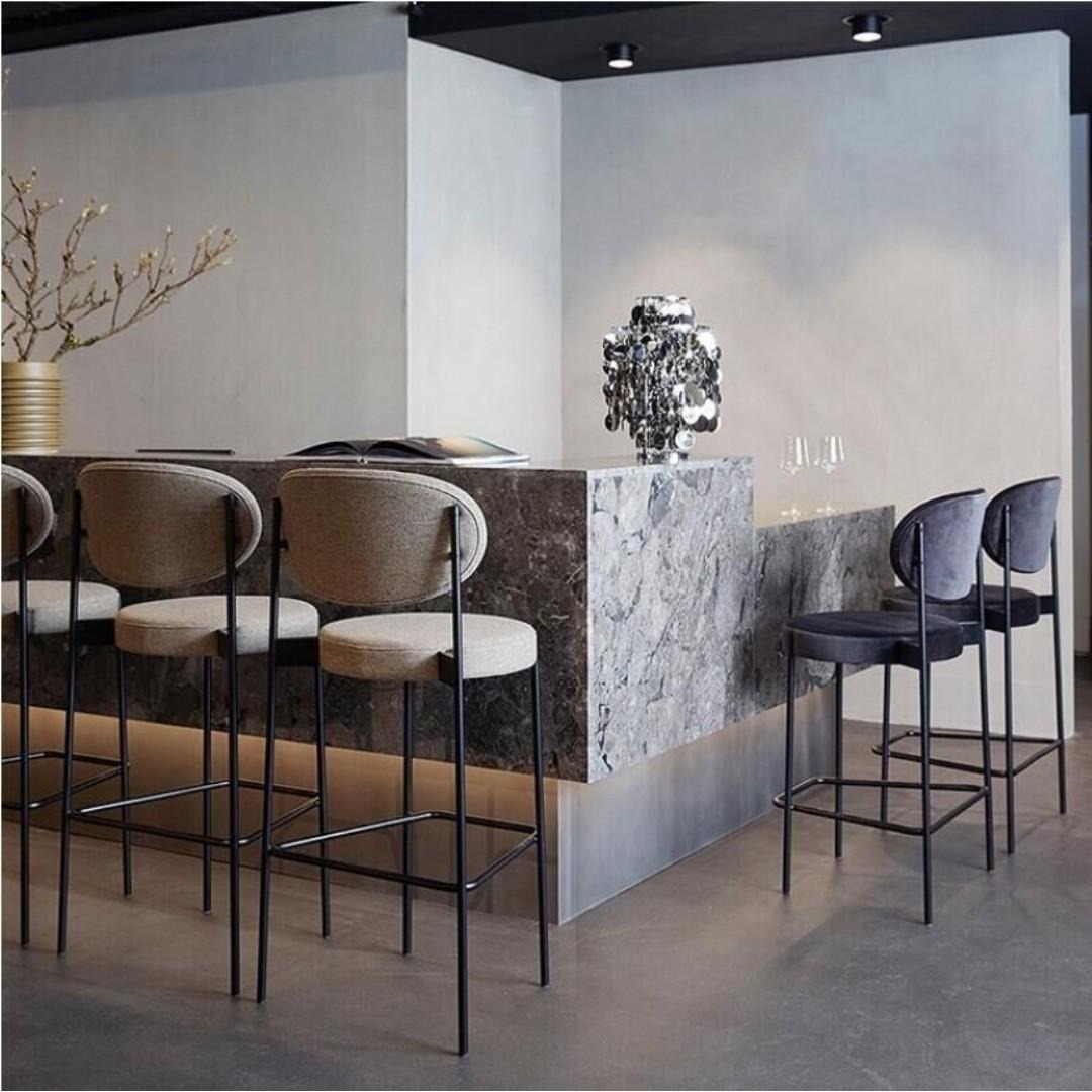 CSBC 015 High Bar Stool/Bar Chair with CushionChair Cafe Restaurant Pub ...