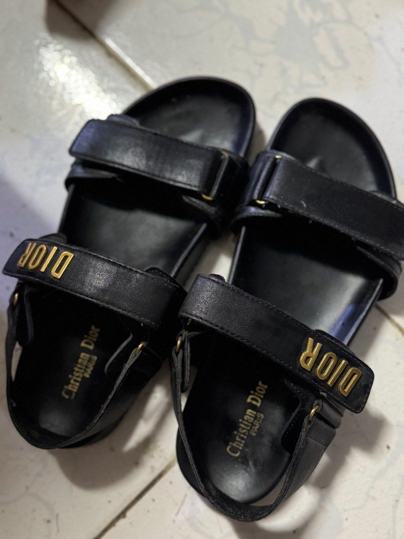 Dior Sandals (Dupe) (Category: Flats & Sandals) located in Manila. Submitted by daaaann (Listing ID 1359492570, Image 1). Description: almost new! .
