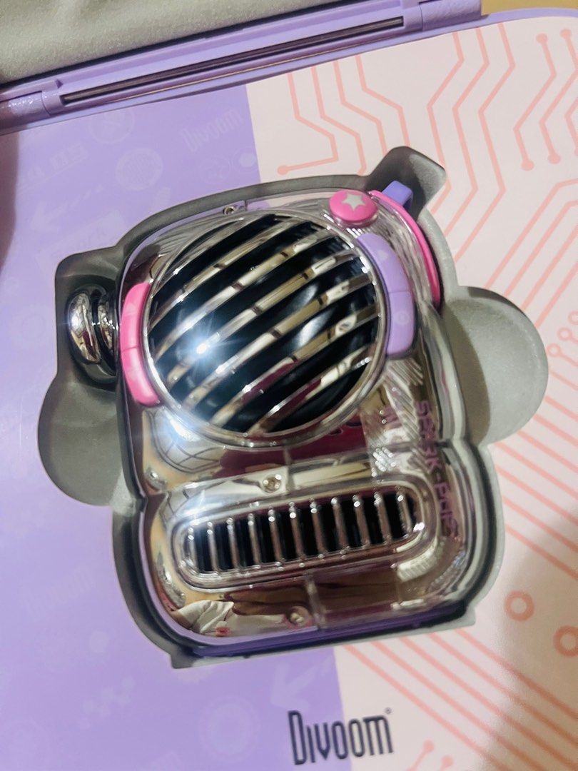 Divoom Spark Pop Bluetooth Portable Speaker (Category: Portable Audio Accessories) located in Pasig City. Submitted by babystarcandykoo (Listing ID 1359518498, Image 2). Description: Used twice. Almost new! Bought @ 3.5k.