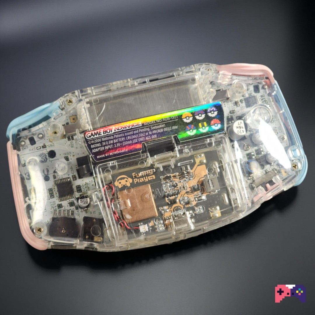 Gameboy Advance (Funnyplay Mod) (Category: Nintendo) located in Paranaque City. Submitted by john020497 (Listing ID 1359582122, Image 2). Description: Mods: - Type-C charging - Better speakers. - IPS screen with 10 levels of brightness. Bacoor, Cavite area. Delivery via Lalamove/Grab/JNT/LBC..