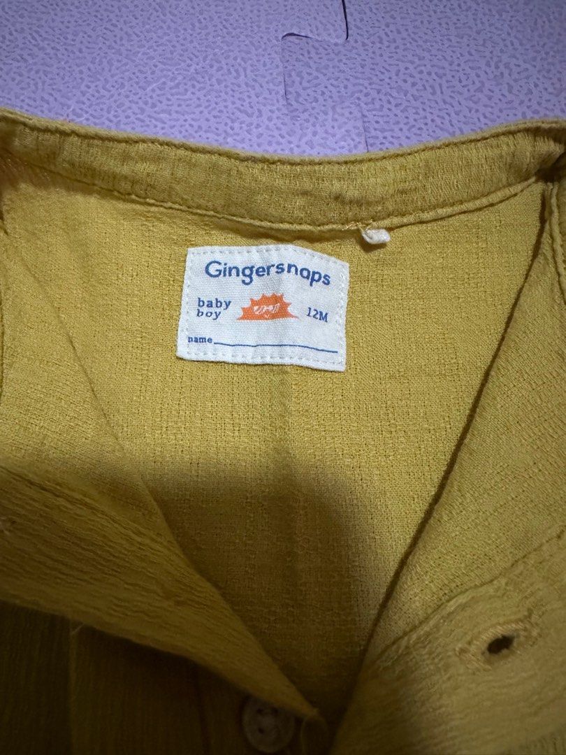 Gingersnaps longsleeves (Category: Babies & Kids Fashion) located in Bulacan. Submitted by dyna01 (Listing ID 1359614319, Image 2). Description: Used during pictorial only..