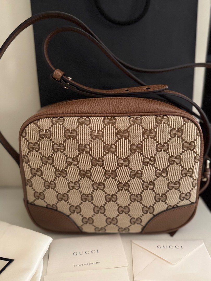 GUCCI GG Canvas Bree Camera Bag (Category: Luxury Bags & Wallets) located in San Fernando. Submitted by ms.mlsluxeboutique (Listing ID 1359512896, Image 2). Description: •100% authentic or moneyback guarantee if proven fake •Purchased from theglamzone.ph_luxe in ig (legit luxury seller) •Inclusions (dustbag,paperbag,cards and copy of receipt) •9.8/10 condition (no noticeable flaws) •Used few times only.