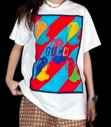 GUCCI Tshirt bunny print AUTHENTIC! (Category: Everything Else Others) located in Caloocan City. Submitted by batchara (Listing ID 1359355250, Image 1). Description: GUCCI TSHIRT BUNNY PRINT AUTHENTIC! size MEDIUM FIT TO LARGE. WHAT YOU SEE IS WHAT YOU GET.. SLIGHTLY NEGOTIABLE! 2500 MOP GCASH SF IS SHOULDER OF BUYER!.