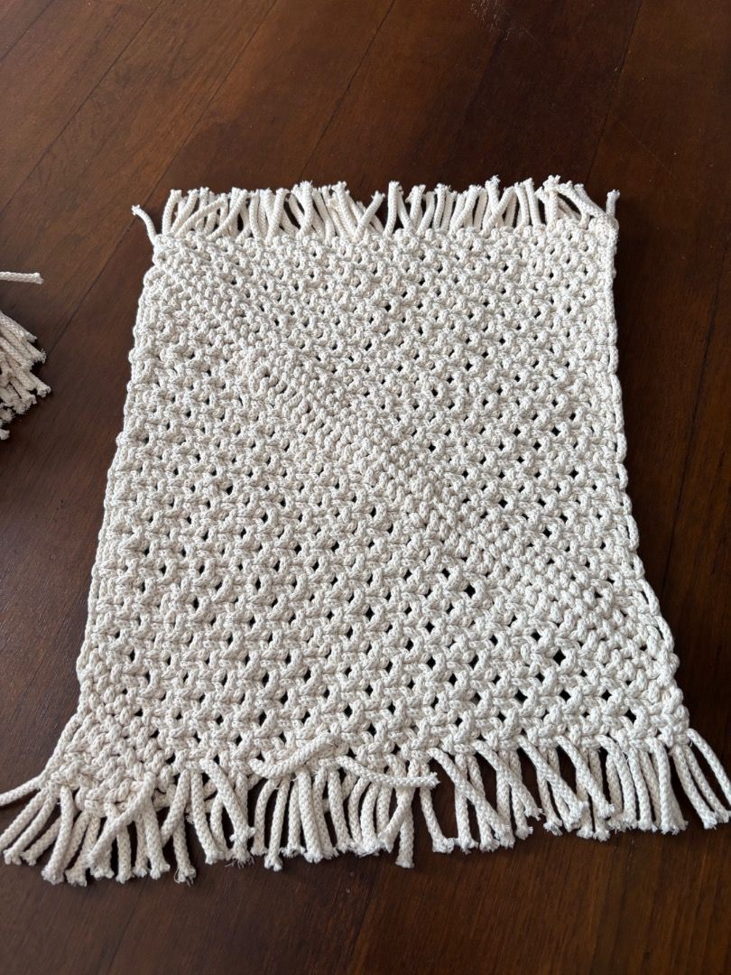 Hand knitted Macrame Tabel Mats65074415168897113