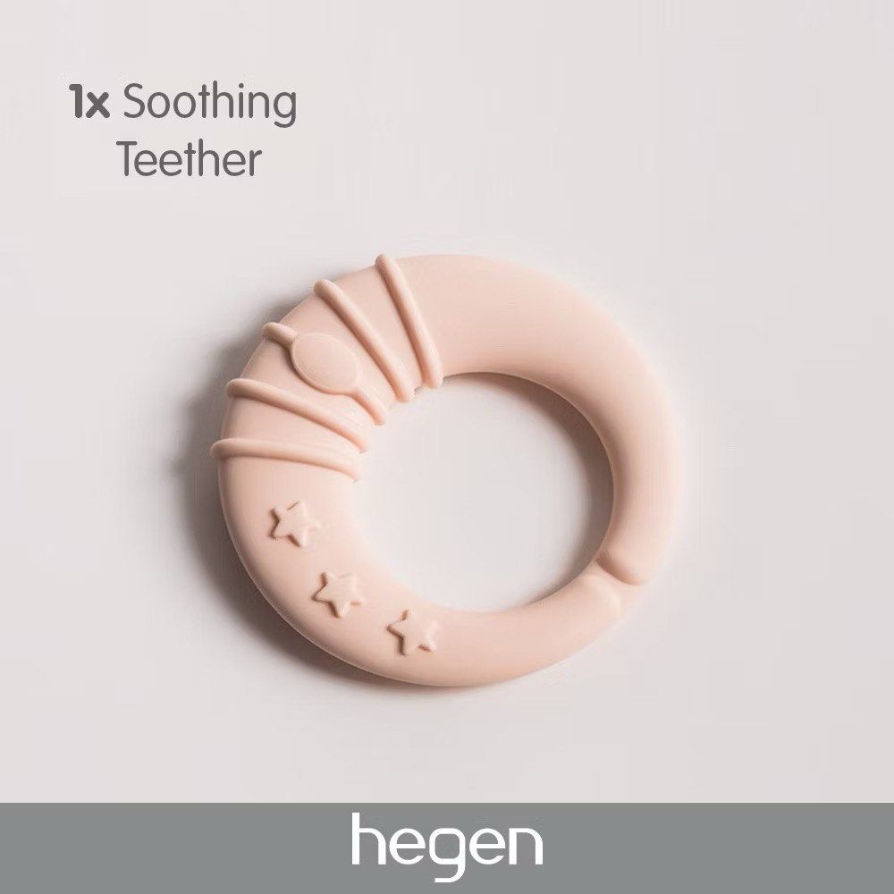 Hegen Soothing Teether (Category: Soothers & Pacifiers) located in Quezon City. Submitted by beautycallph (Listing ID 1359497750, Image 1). Description: Bought for 314 my baby seldomly used this she has too many teethers etc and now she is 2.6 years old What’s included: • 1 x Hegen Soothing Teether (Stars Design) Description: • Designed to help soothe a baby’s gums during teething, the different surface structures gently massage the gums and stim