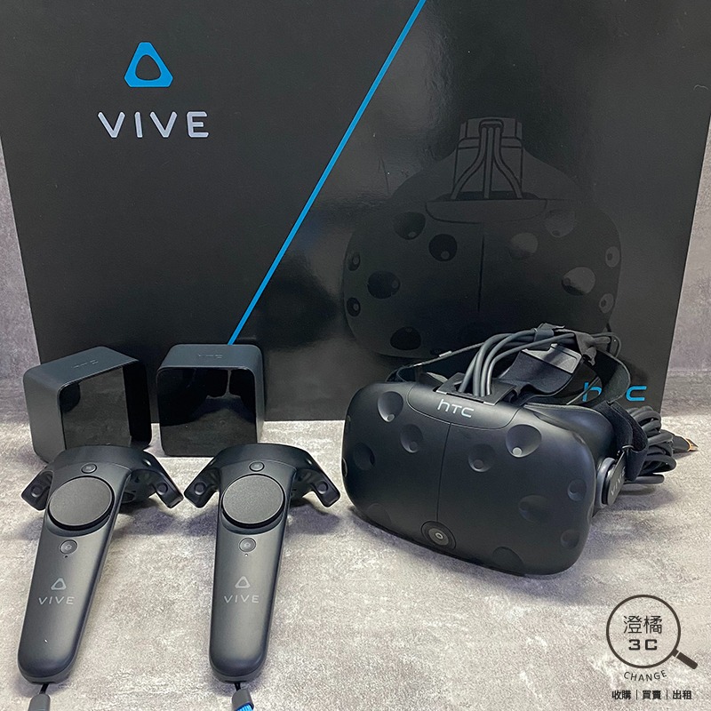 『澄橘』HTC VIVE VR 3D 一代 黑 二手 盒裝《3C租借 歡迎折抵》A74986, 電玩遊戲相關, 主機配件與周邊商品, VR ...