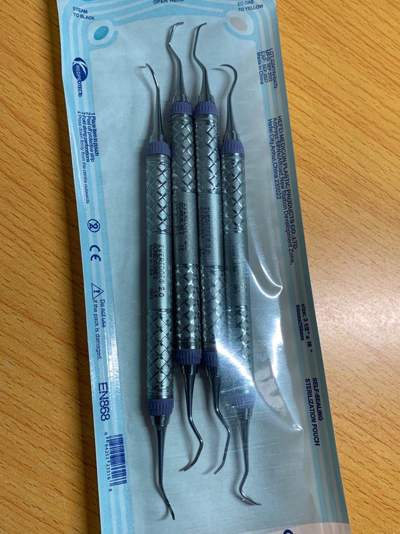 Hu Friedy Perio Set (Category: Medical Supplies & Tools) located in Caloocan City. Submitted by ian.scache (Listing ID 1359523951, Image 3). Description: Hu Friedy Perio Set❗️ - 2nd Hand - Never been used on patients - Good as new, sharp tips 2000 each! RFS: Budget for other dental materials 🥹 PM for more info!.