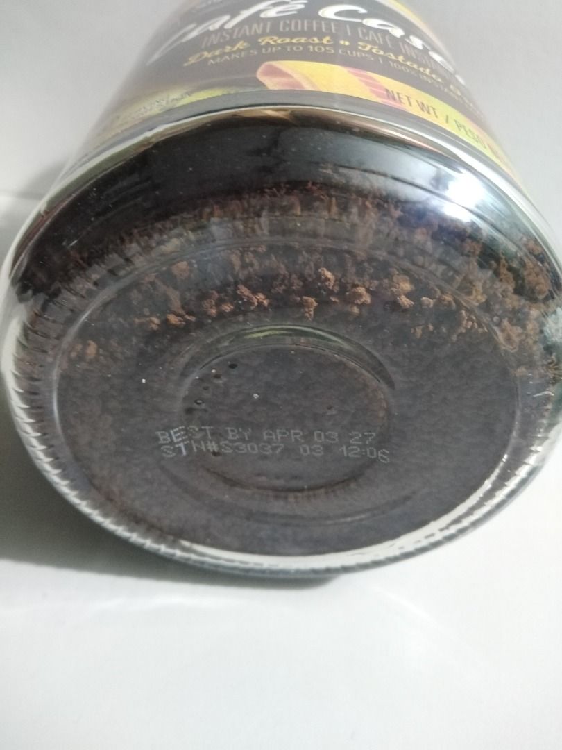 INSTANT COFFEE 100% (Category: Other Food & Drinks) located in Taguig. Submitted by juls0607 (Listing ID 1359643600, Image 2). Description: Instant Coffee / Dark Roast Makes up to 105 cups / 7oz (198g) Best by: April 03, 2027 Imported Supermarket price: Php600.