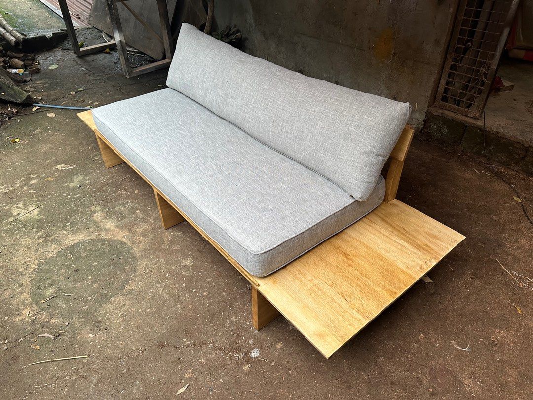 Japandi Sofa Set (Category: Sofas) located in Pasig City. Submitted by holzph (Listing ID 1359507093, Image 2). Description: Embrace minimalism with our serene Japandi sofa. Perfect for cozy moments ✨ The lightwood frame & fly-knit fabric is ideal for long-term use. Each piece is handcrafted based on your personal home needs. 🤍 . . Delivery anywhere around Metro Manila & greater Luzon 🇵🇭.