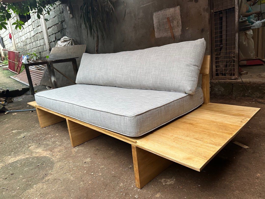 Japandi Sofa Set (Category: Sofas) located in Pasig City. Submitted by holzph (Listing ID 1359507093, Image 1). Description: Embrace minimalism with our serene Japandi sofa. Perfect for cozy moments ✨ The lightwood frame & fly-knit fabric is ideal for long-term use. Each piece is handcrafted based on your personal home needs. 🤍 . . Delivery anywhere around Metro Manila & greater Luzon 🇵🇭.