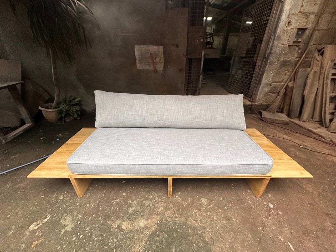 Japandi Sofa Set (Category: Sofas) located in Pasig City. Submitted by holzph (Listing ID 1359507093, Image 3). Description: Embrace minimalism with our serene Japandi sofa. Perfect for cozy moments ✨ The lightwood frame & fly-knit fabric is ideal for long-term use. Each piece is handcrafted based on your personal home needs. 🤍 . . Delivery anywhere around Metro Manila & greater Luzon 🇵🇭.
