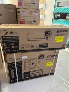 MIDEA CELEST INVERTER SPLIT TYPE AIRCON BRANDNEW SEALED UNITS W/WARRANTY