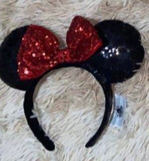 Minnie mouse sequins disney headband